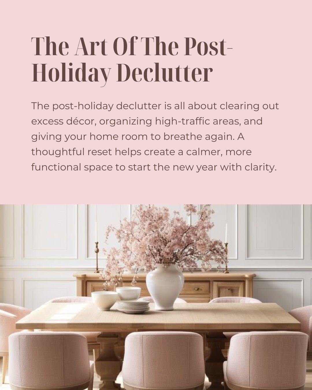 A fresh year starts with a fresh space. Clearing out holiday clutter and resetting your home brings instant calm, helps you stay organized, and sets the tone for a lighter, more intentional season ahead. #Realtor #CanadianRealtor #Investment #DreamHo