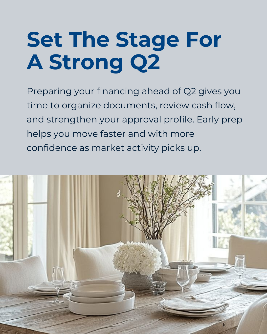 Q2 moves quickly, and preparation makes all the difference. Getting your financing ready now helps you stay ahead of competition and avoid last-minute stress when opportunities come up. #CanadianBroker #CanadianAgent #HomeLoan #Investment #Finance #M