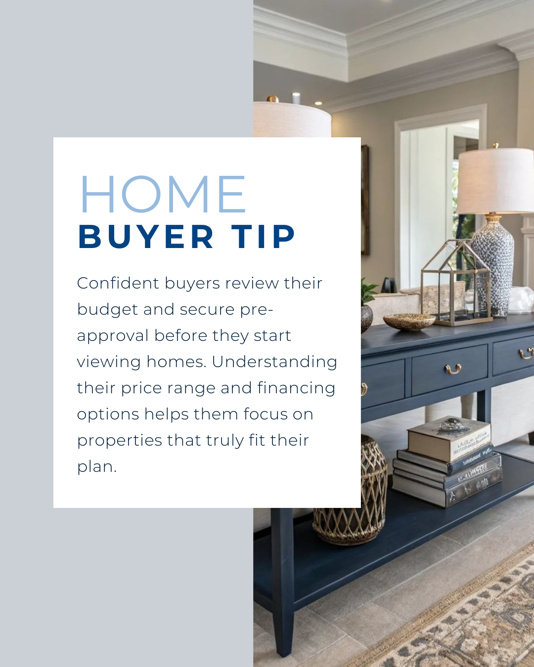 Confidence in the home search often comes from preparation. When buyers understand their finances and have financing in place, every viewing becomes a clearer and more focused step forward. #HomeBuyingTips #PropertyMarket #HousingMarket #HomeOwnershi