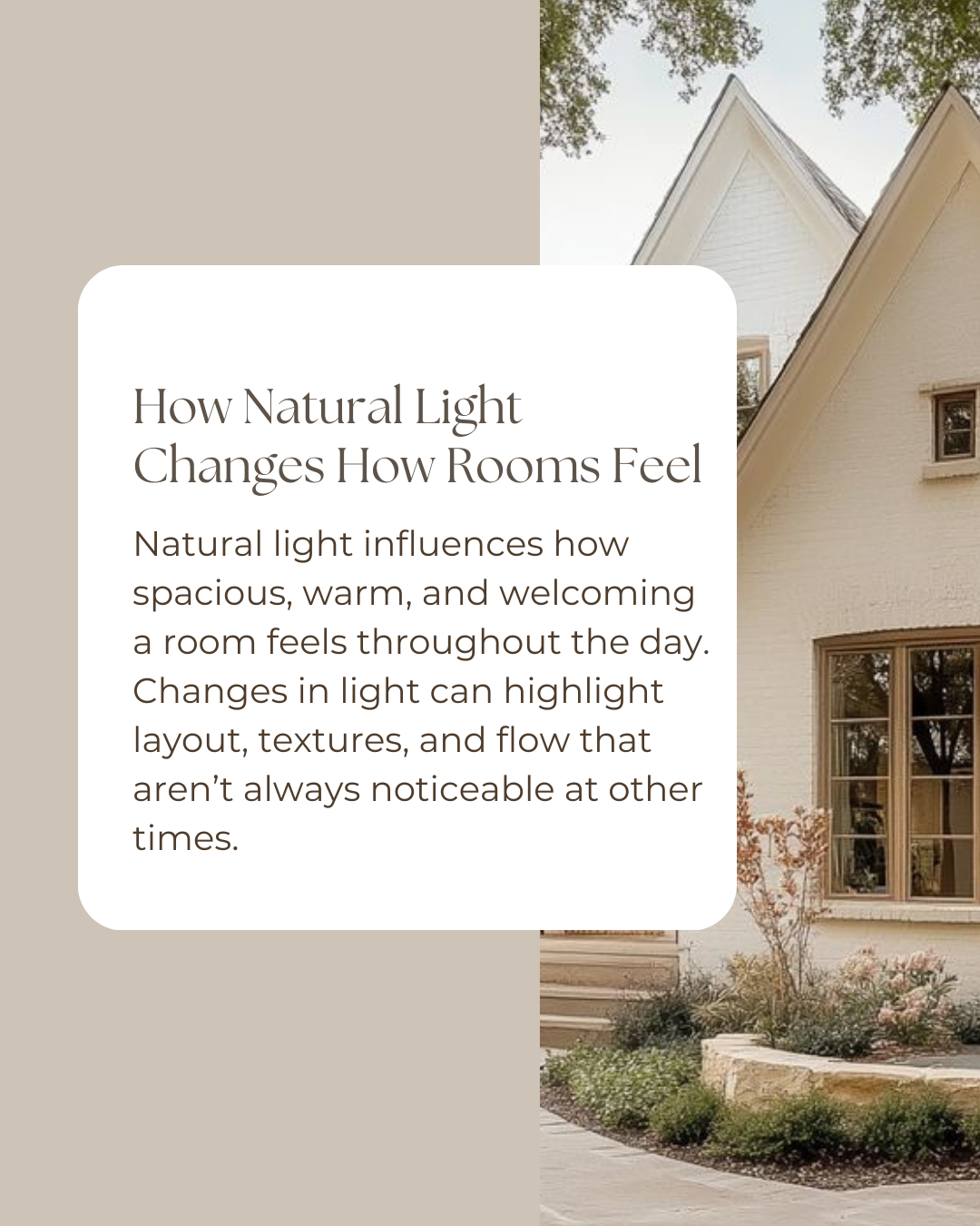Light has a powerful way of shaping how a home feels. Paying attention to natural light can completely change how spaces are experienced during showings or everyday living. #CanadianMortgages #MortgageBrokersCA #HomeFinancingCanada #MortgageAdvice #F