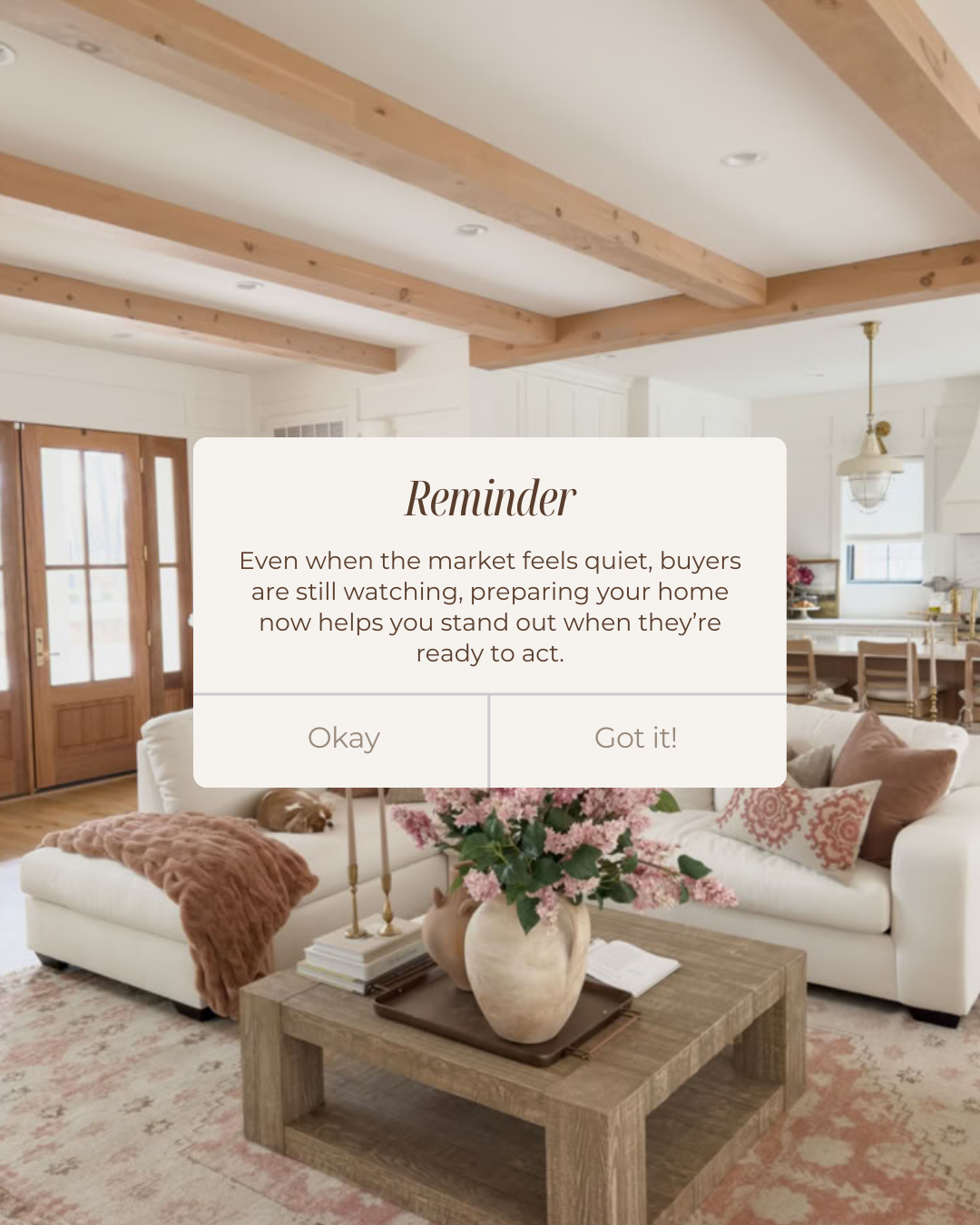 A quiet market doesn’t mean no attention, it means buyers are observing and forming opinions. Taking time now to prepare your home helps build confidence, create stronger first impressions, and position your listing for success when interest turns in