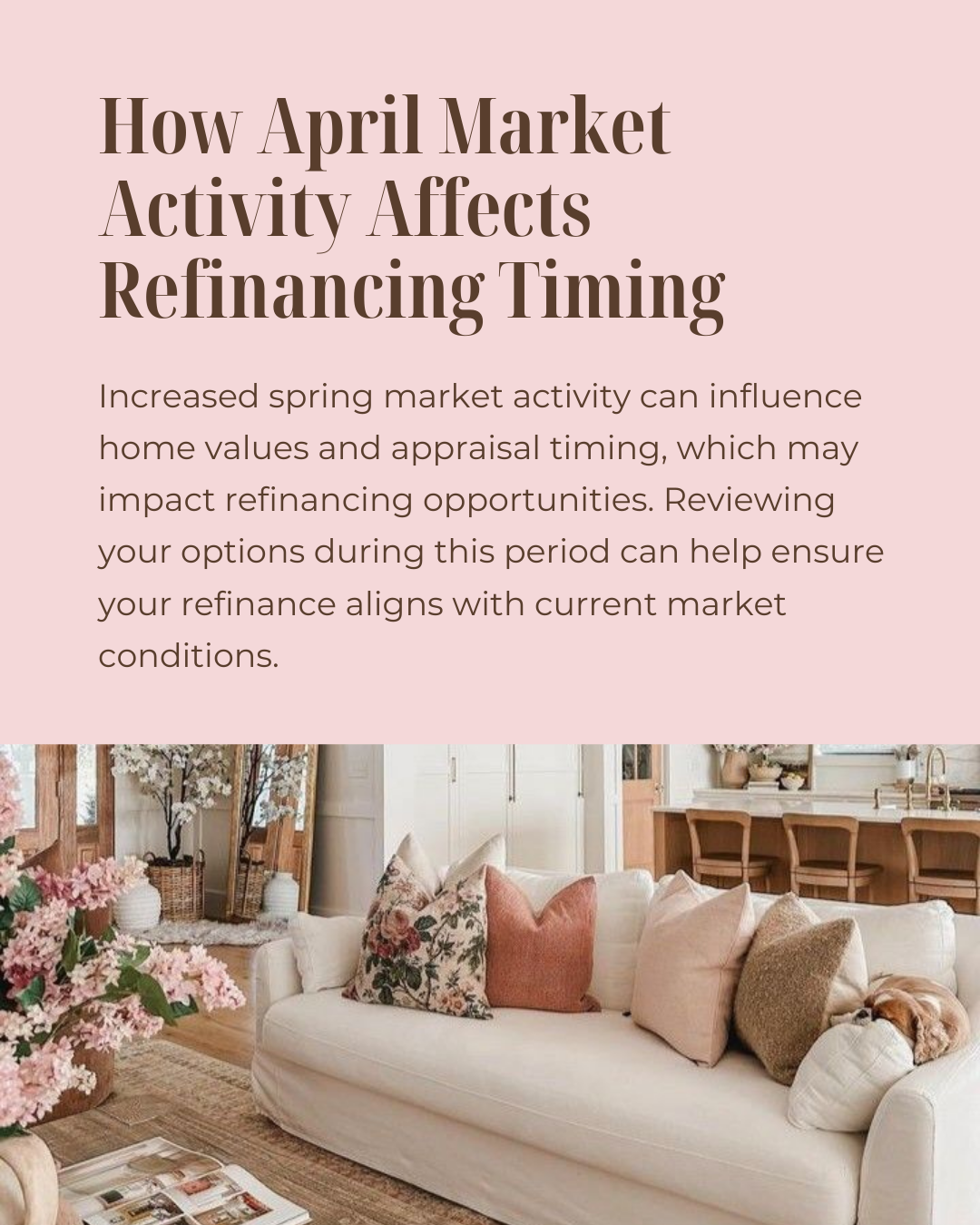 Spring markets often bring shifts in activity and home values. Checking in on refinancing options during April can help homeowners make timely and well-informed financial decisions. #HomeBuyingTips #PropertyMarket #HousingMarket #HomeOwnership #Finan