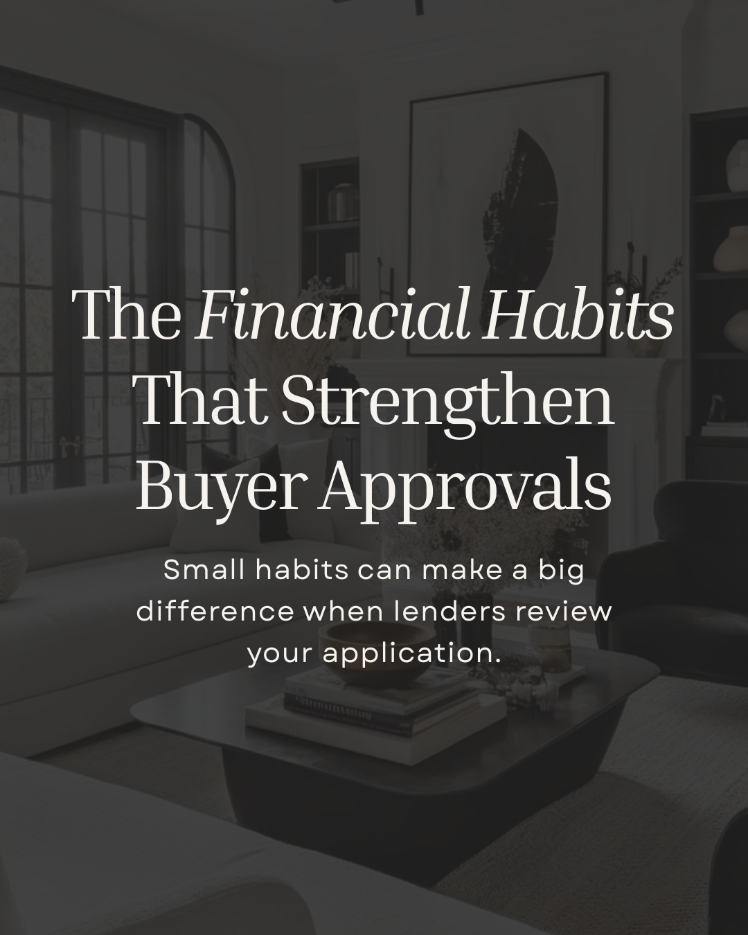 Strong approvals often come from simple financial habits done consistently. When buyers prepare early and stay organized, the mortgage process becomes much smoother. #HomeBuyingTips #PropertyMarket #HousingMarket #HomeOwnership #FinancialPlanning #In