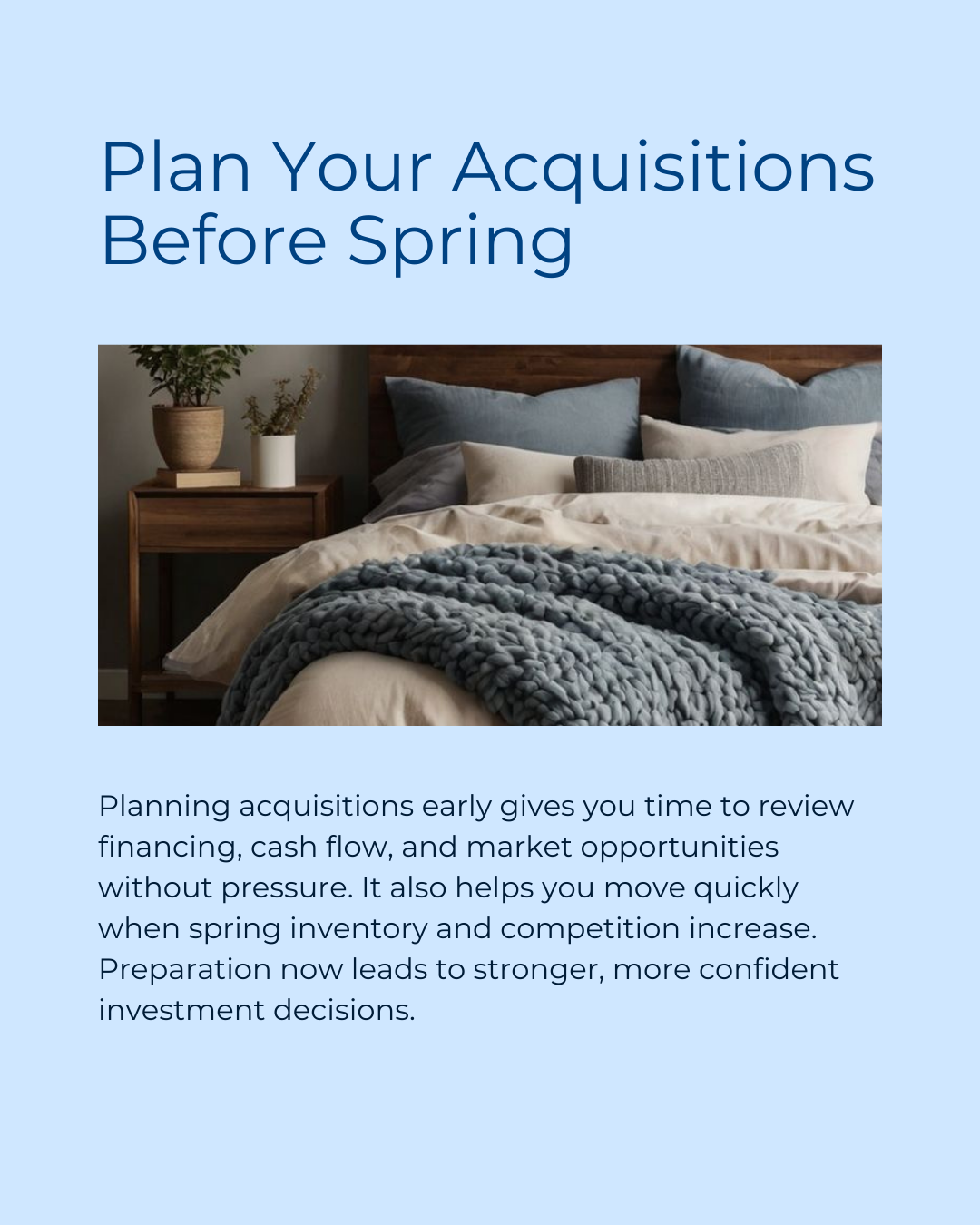 Spring markets move fast—but smart investors plan ahead. Taking time now to review financing and strategy puts you in a strong position when new opportunities appear. Preparation is often the real competitive advantage. #CanadianMortgages #MortgageBr
