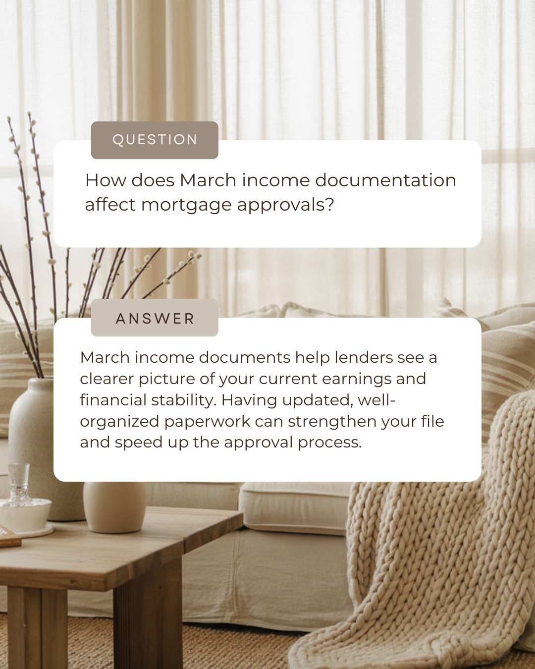 Your income paperwork matters more than you might think, especially in March. Having updated documents ready can make approvals smoother and help you move forward with confidence before busy season hits.

#CanadianBroker #CanadianAgent #HomeLoan #Inv
