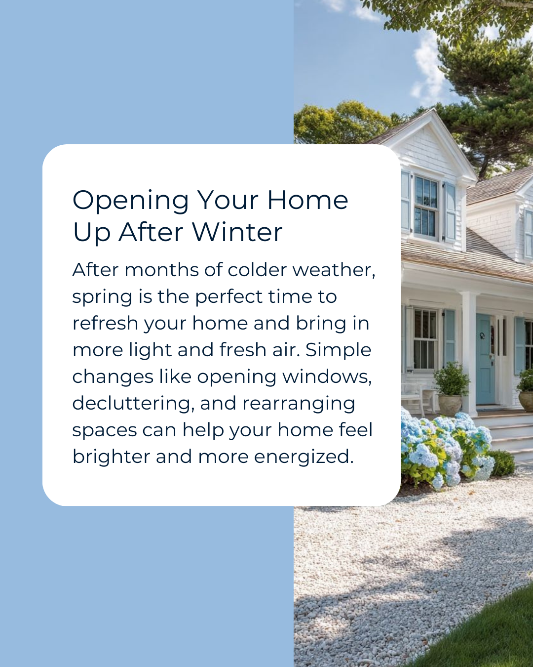 After a long winter, even small changes can make your home feel brand new. Letting in light, refreshing your space, and creating a lighter atmosphere can bring a sense of calm and renewal for the season ahead. #HomeBuyingTips #PropertyMarket #Housing