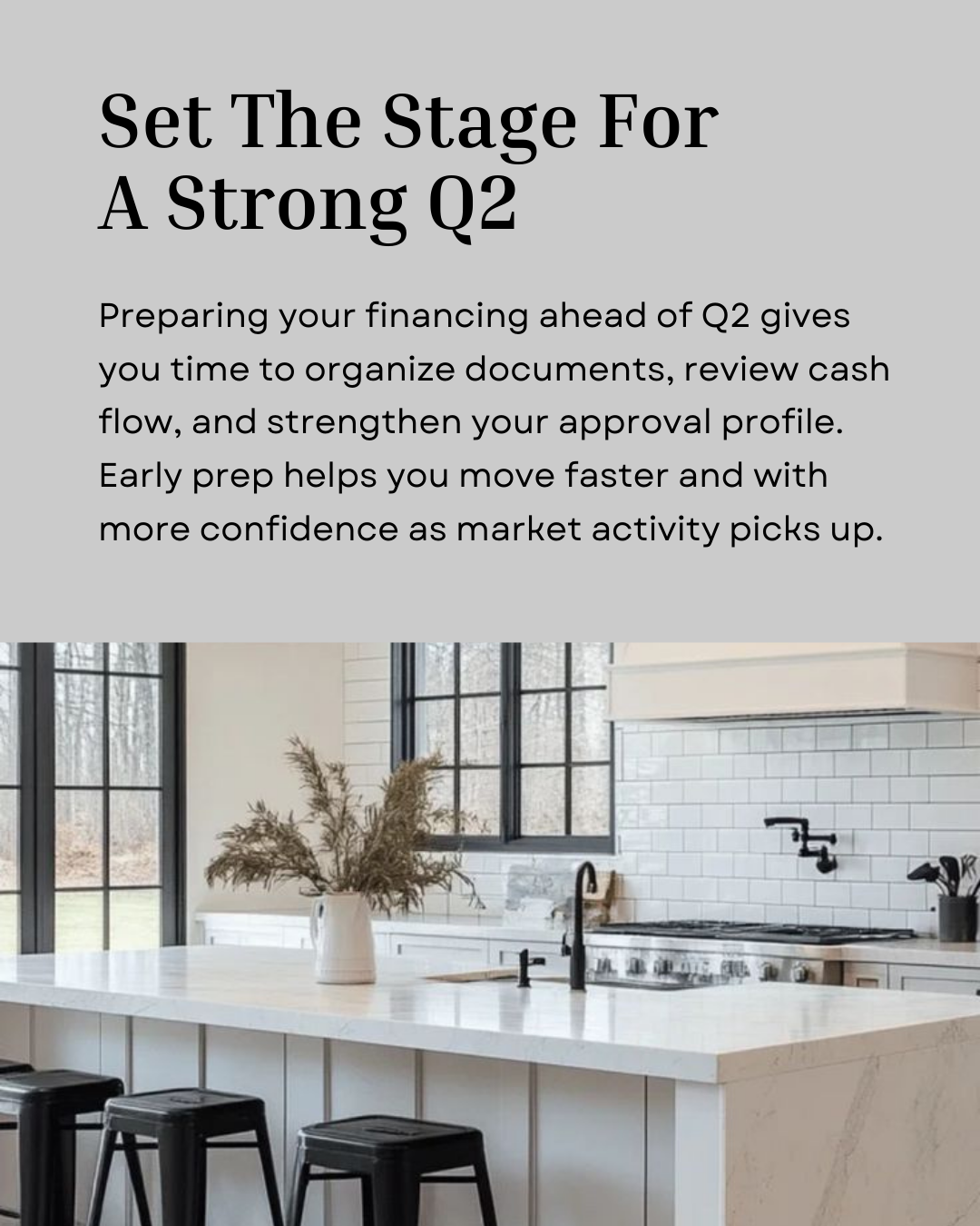 Q2 moves quickly, and preparation makes all the difference. Getting your financing ready now helps you stay ahead of competition and avoid last-minute stress when opportunities come up. #CanadianBroker #CanadianAgent #HomeLoan #Investment #Finance #M