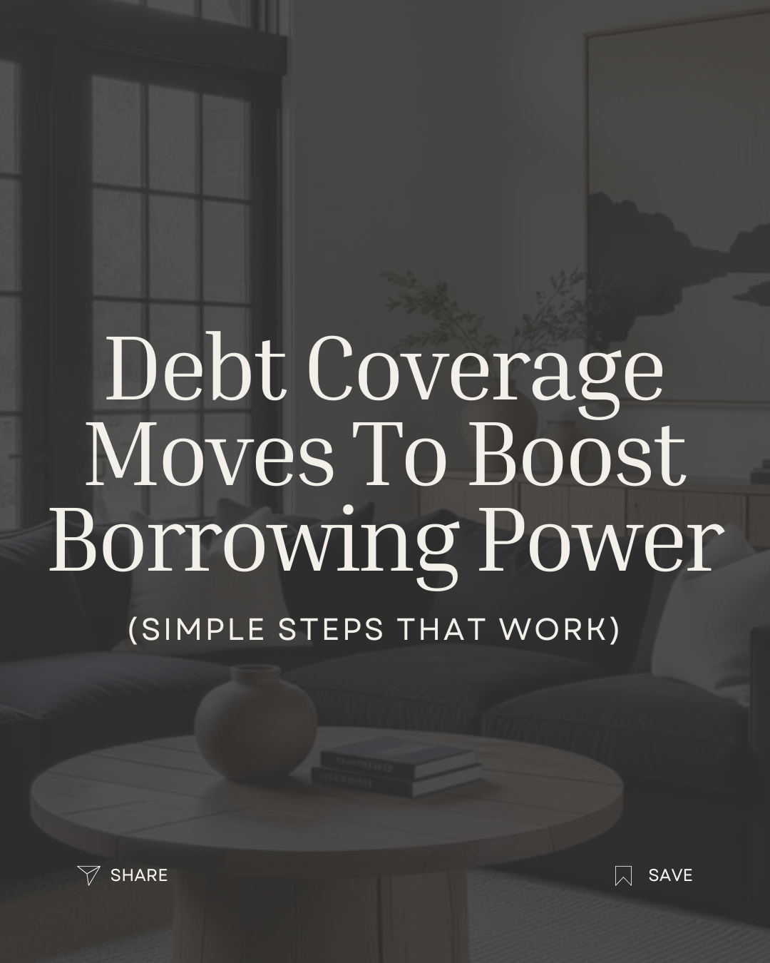 Small debt coverage moves can make a big impact on your borrowing power. Focus on lowering balances, avoiding new credit, and keeping income stable to strengthen your next approval. #CanadianBroker #CanadianAgent #HomeLoan #Investment #Finance #Mortg