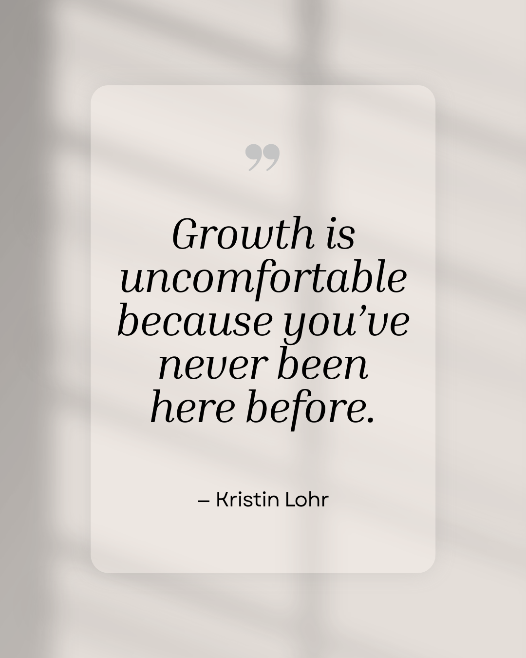 Growth isn’t meant to feel easy, it means you’re stepping into something new. Lean into the discomfort, because that’s often where progress and possibility begin. #CanadianBroker #CanadianAgent #HomeLoan #Investment #Finance #MortgageRate #CreditRepa