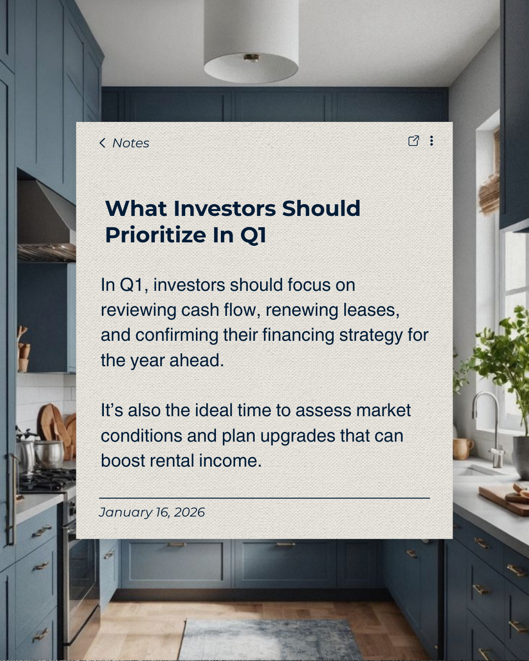 Q1 sets the tone for your entire investment year. Reviewing cash flow, renewing leases, and tightening your financing strategy now can position your portfolio for stronger returns all year long. #CanadianBroker #CanadianAgent #HomeLoan #Investment #F