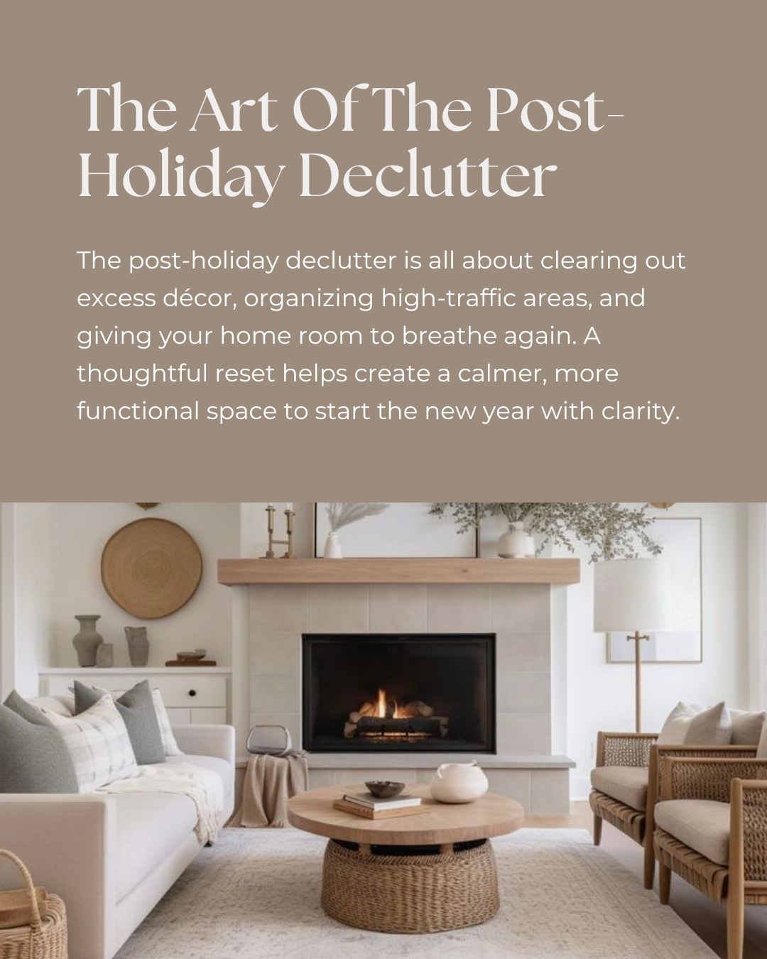 A fresh year starts with a fresh space. Clearing out holiday clutter and resetting your home brings instant calm, helps you stay organized, and sets the tone for a lighter, more intentional season ahead. #Realtor #CanadianRealtor #Investment #DreamHo