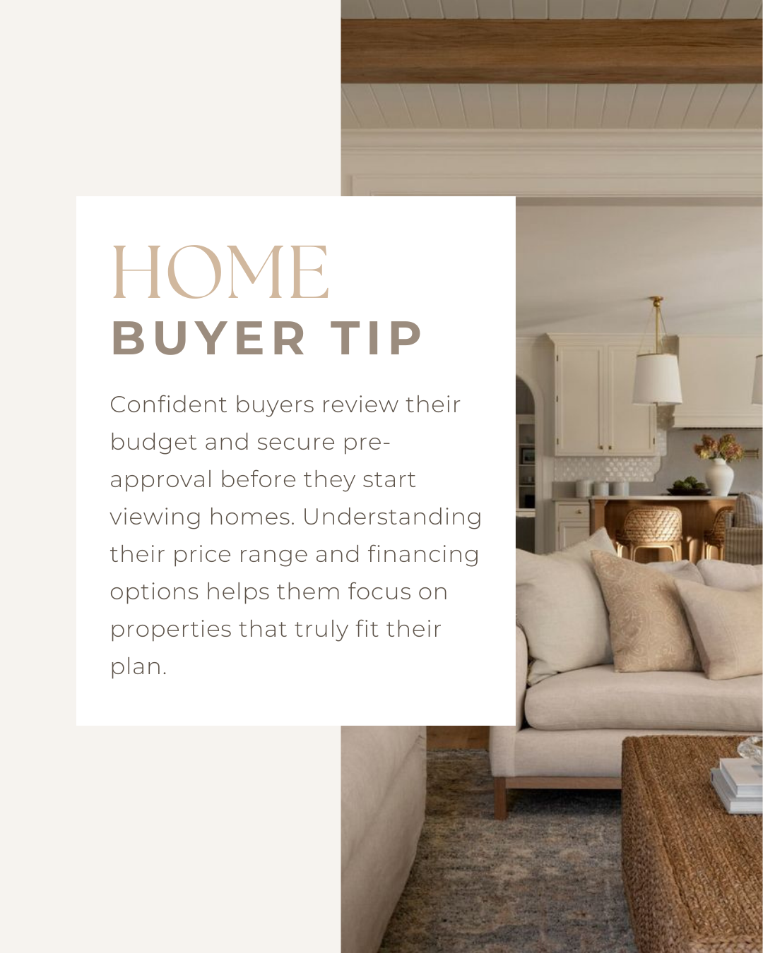 Confidence in the home search often comes from preparation. When buyers understand their finances and have financing in place, every viewing becomes a clearer and more focused step forward.

#HomeBuyingTips #PropertyMarket #HousingMarket #HomeOwnersh
