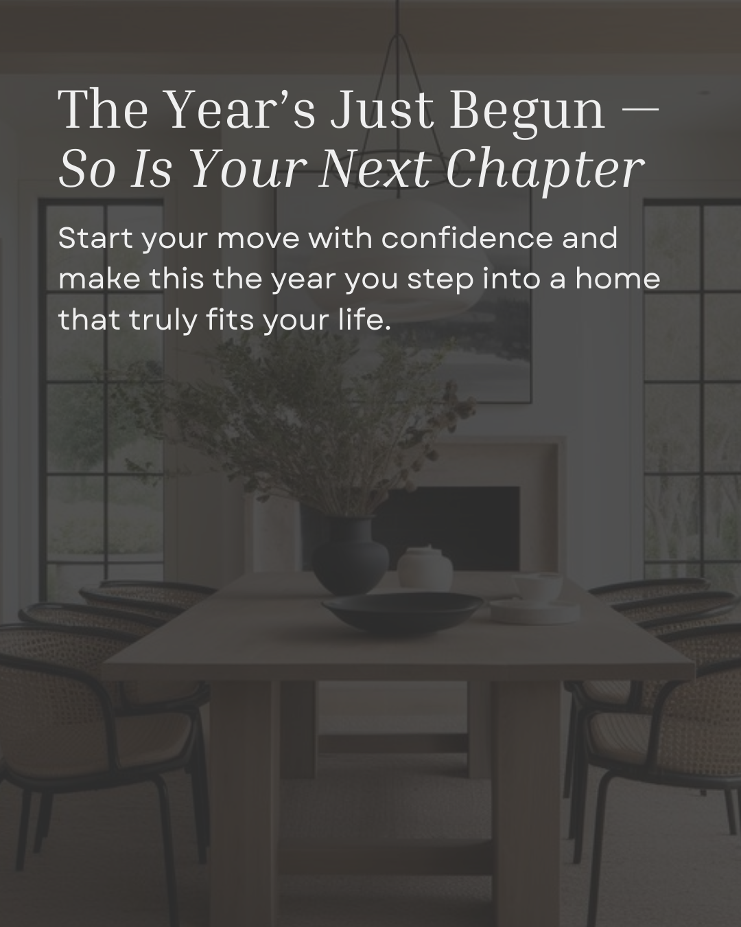 A new year brings new opportunities—and your next chapter starts with the home that supports your goals, routines, and lifestyle. Whether you’re ready to buy, sell, or simply explore your options, now is the perfect time to take that first step forwa