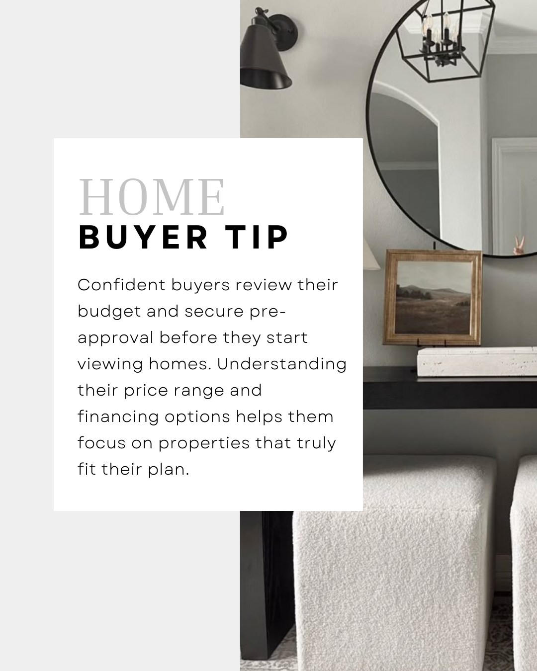 Confidence in the home search often comes from preparation. When buyers understand their finances and have financing in place, every viewing becomes a clearer and more focused step forward. #HomeBuyingTips #PropertyMarket #HousingMarket #HomeOwnershi