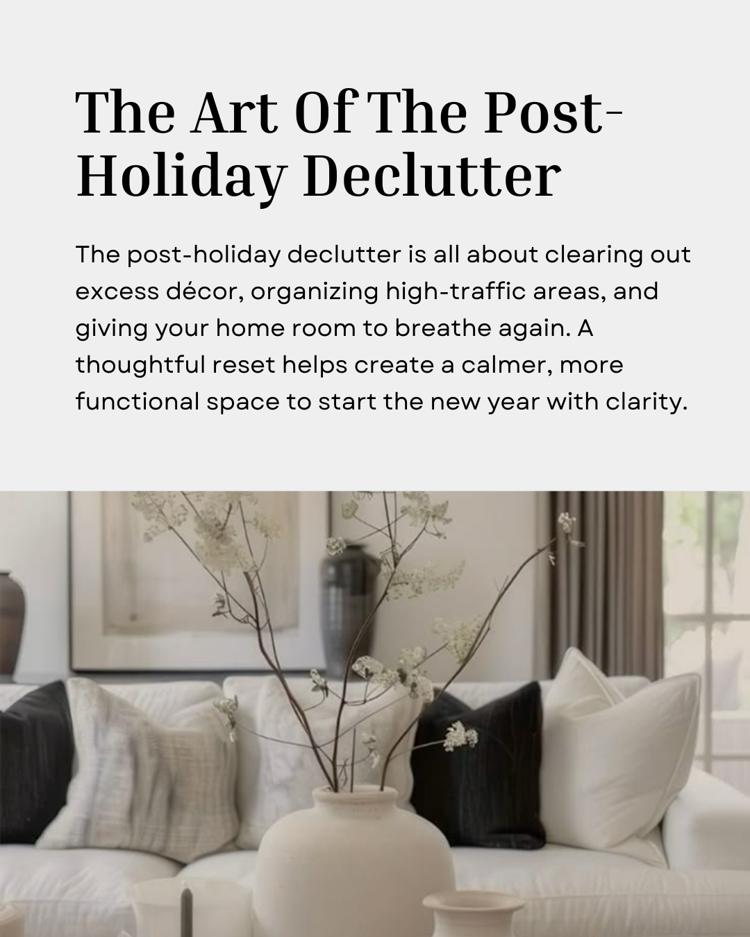A fresh year starts with a fresh space. Clearing out holiday clutter and resetting your home brings instant calm, helps you stay organized, and sets the tone for a lighter, more intentional season ahead. #CanadianMortgages #MortgageBrokersCA #HomeFin