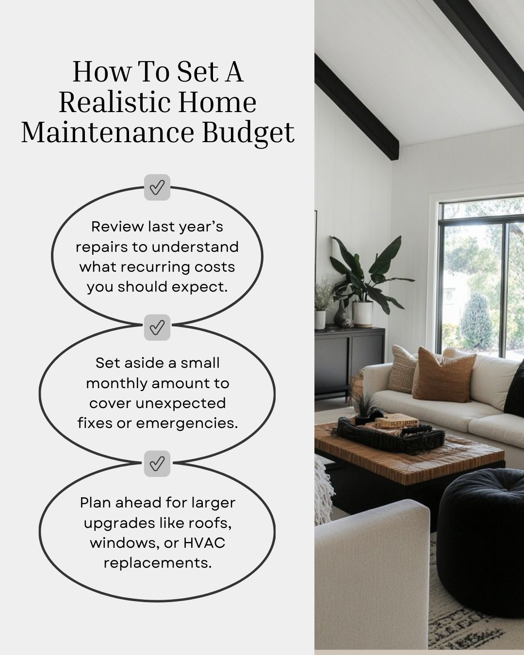 A realistic home maintenance budget is the key to stress-free homeownership. By setting money aside for both small fixes and long-term upgrades, you’ll keep your home in great shape and protect its value throughout 2026. #CanadianBroker #CanadianAgen