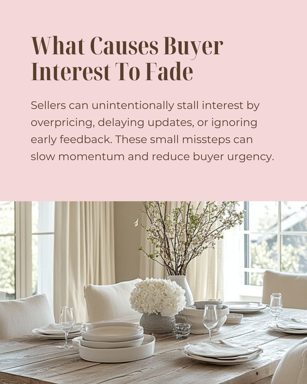 Interest fades faster than most sellers realize. Staying responsive, realistic, and open to strategy adjustments helps keep momentum strong and buyers engaged. #Realtor #CanadianRealtor #Investment #DreamHome #MarketTrends #PropertyListing #ForSale #