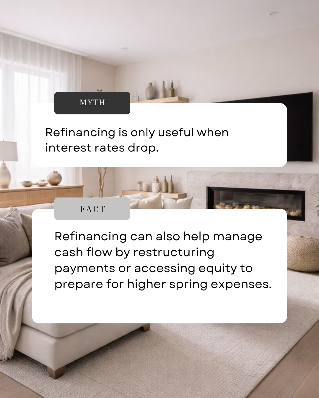 Spring often brings higher expenses, from home maintenance to family plans. Refinancing ahead of time can help you create breathing room and stay financially prepared as costs start to rise. #CanadianMortgages #MortgageBrokersCA #HomeFinancingCanada 