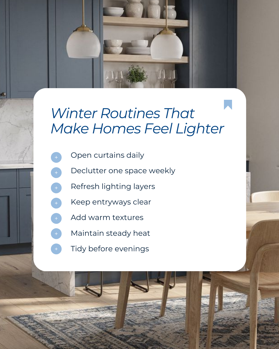 Small winter routines can completely change how your home feels during the colder months. A little light, warmth, and consistency goes a long way in making your space feel calm, balanced, and inviting. #CanadianBroker #CanadianAgent #HomeLoan #Invest