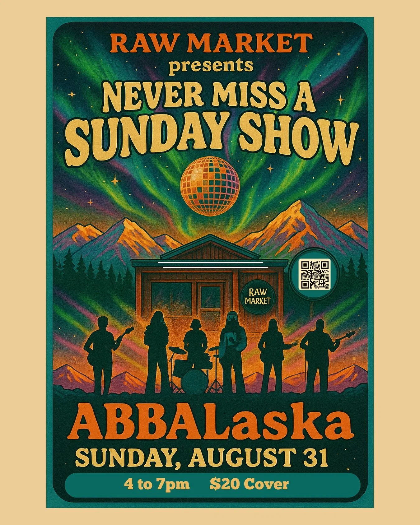 🎶✨ Another Sunday, another show you don&rsquo;t want to miss! This week we&rsquo;ve got ABBALASKA taking the stage! Tickets are in our bio!
&bull;

&bull;

&bull;

&bull;

#girdwood #anchorage #alaska #alyeska #alyeskaresort #food #foodie #healthyfo