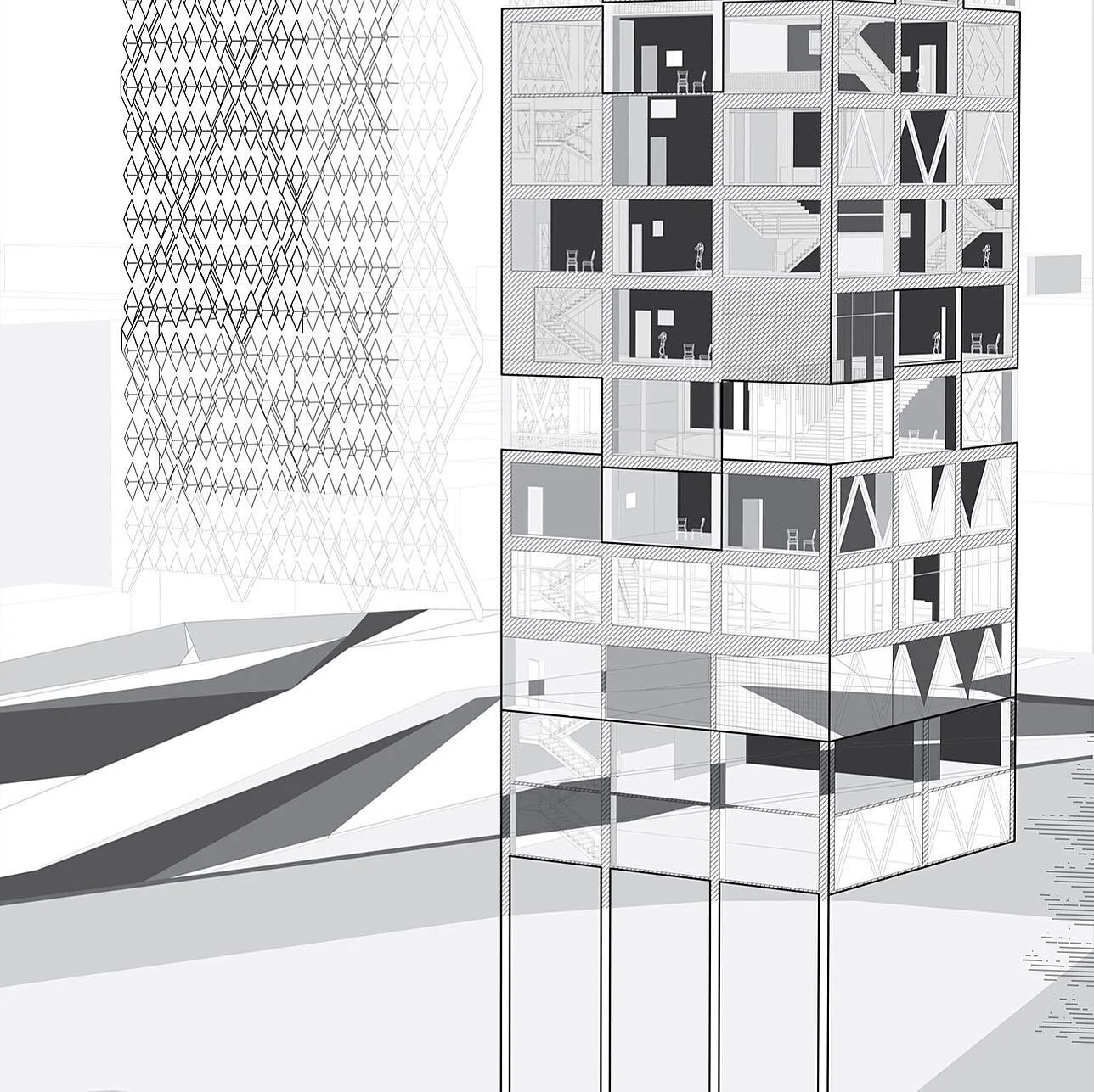 &bull; High-rise Heavy Timber Building &bull;
.
.
.
.
.
.
.
.
.
.
.
.
.
.
.
.
.
#simplicity #classics #architecture #architecturaldesign #designlayout #architecturelayout #socialjusticeeducation #officespace #structuraldesign
