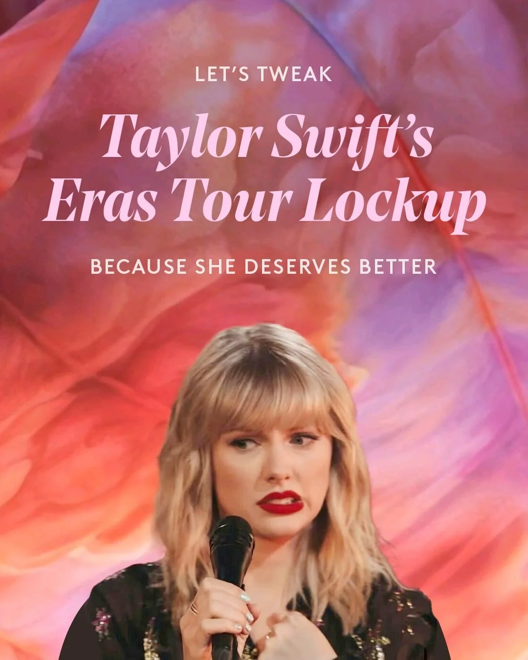 For the love of Tay Tay (and Type Designers) let&rsquo;s fix this thing! 🩷🧡

#typographytweak #tweakers #taytay