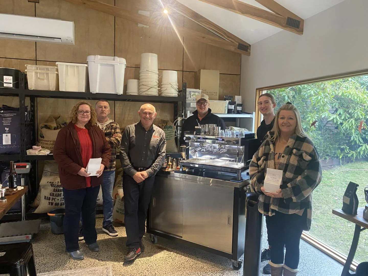 Rafael's Coffee Masterclass participants