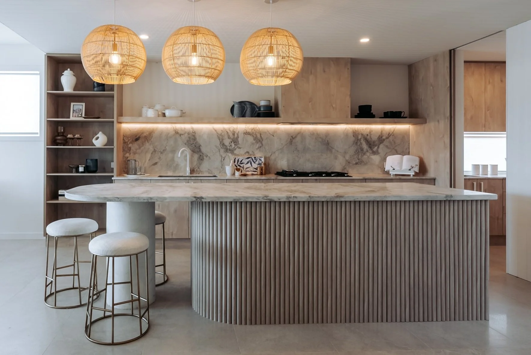Modern coastal kitchen