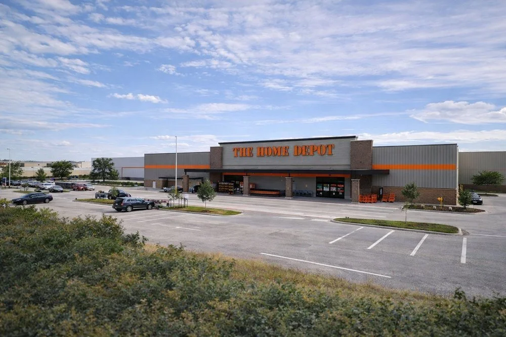 The Home Depot retail store exterior and parking lot, a fire protection project by More Group Fire Protection