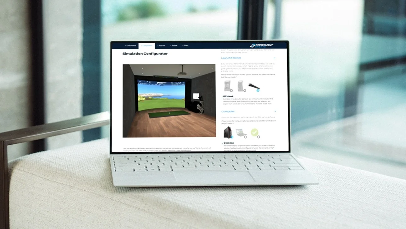 Golf Simulator Configurator Tool