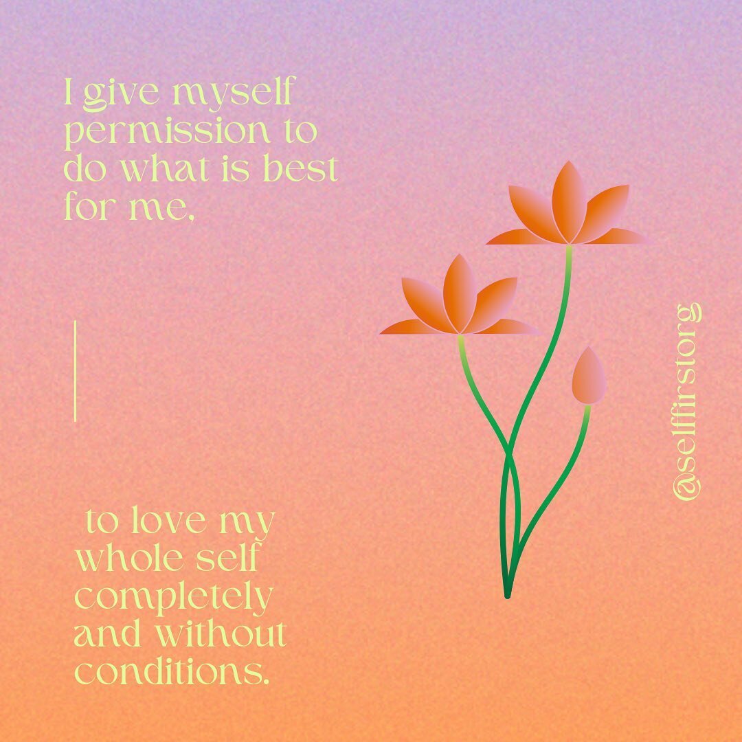 Love yourself fully on this slow, September Sunday. ☺️🌼💛🔆🧘&zwj;♀️🧡
