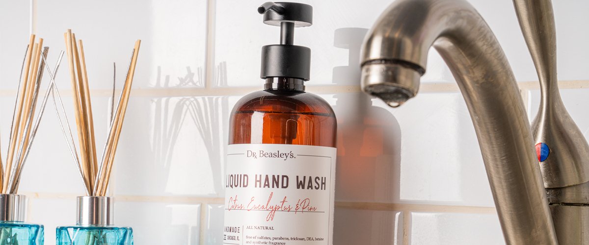Ecommerce photography for a previous label design for the luxury hand soap mentioned earlier.