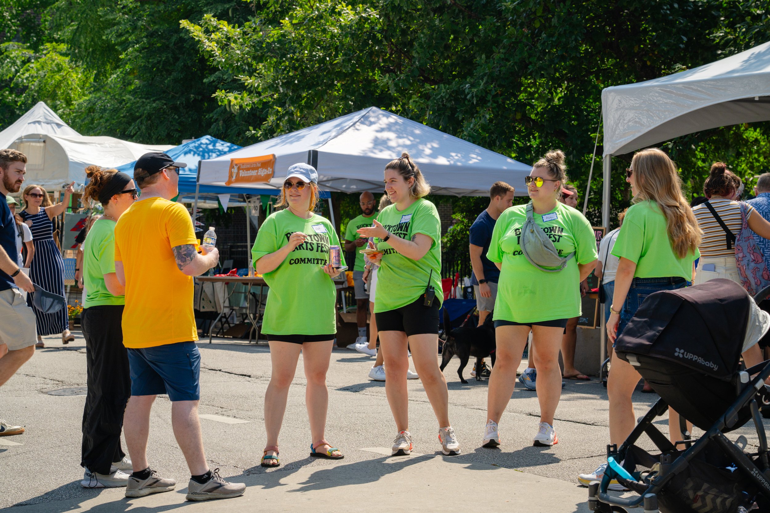 Volunteers-Talking-Outside-Sign-In-BAF-2024-6.jpg