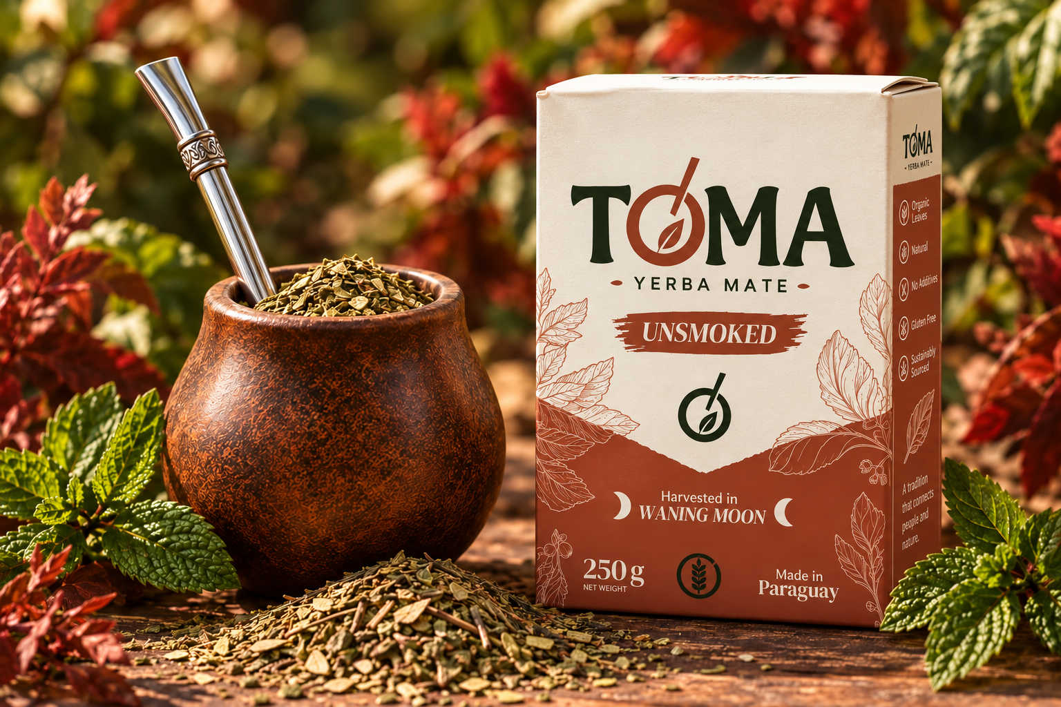 TOMA UNSMOKED YERBA MATE (250G)