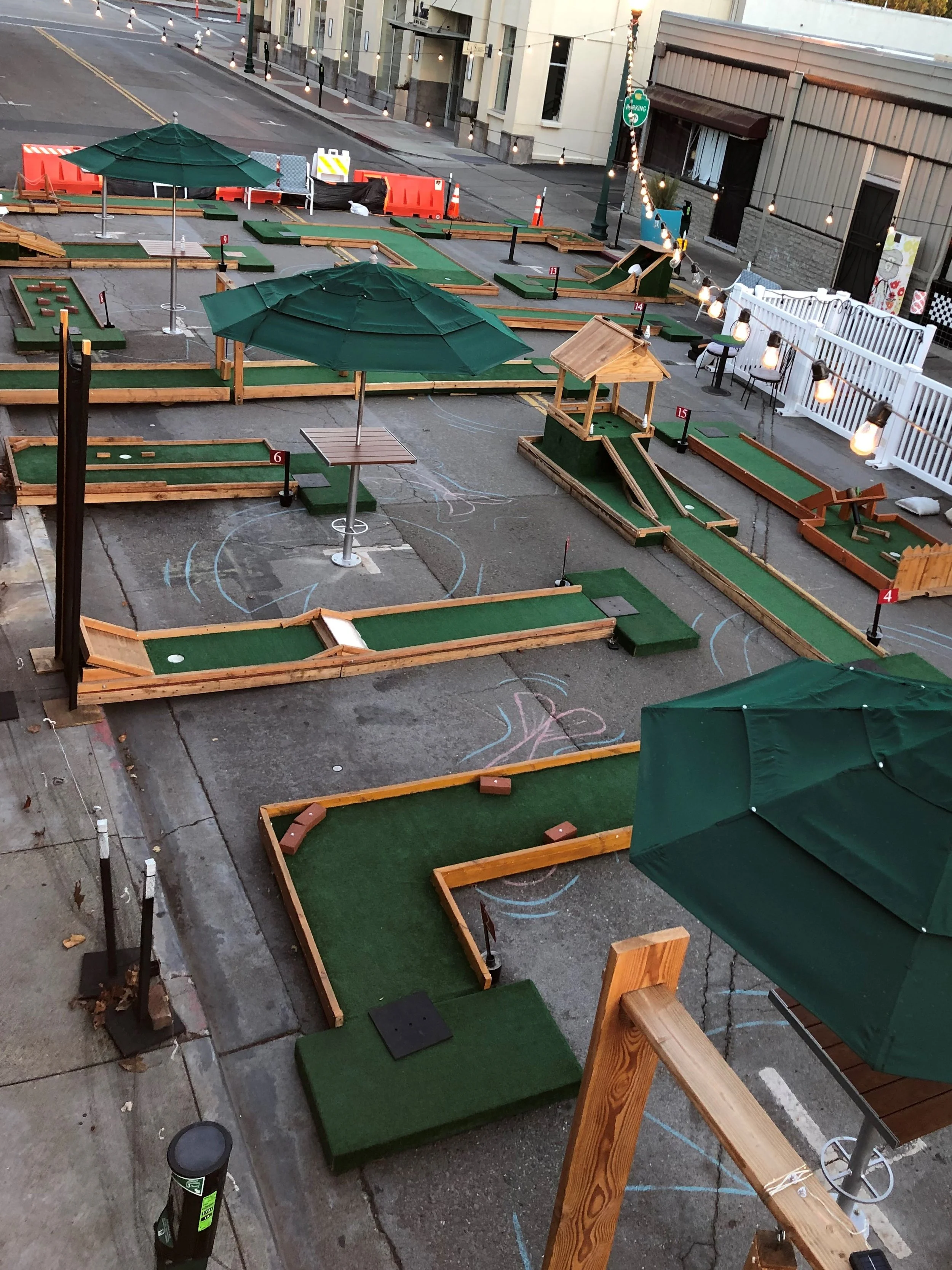 Putting greens in Walnut Creek