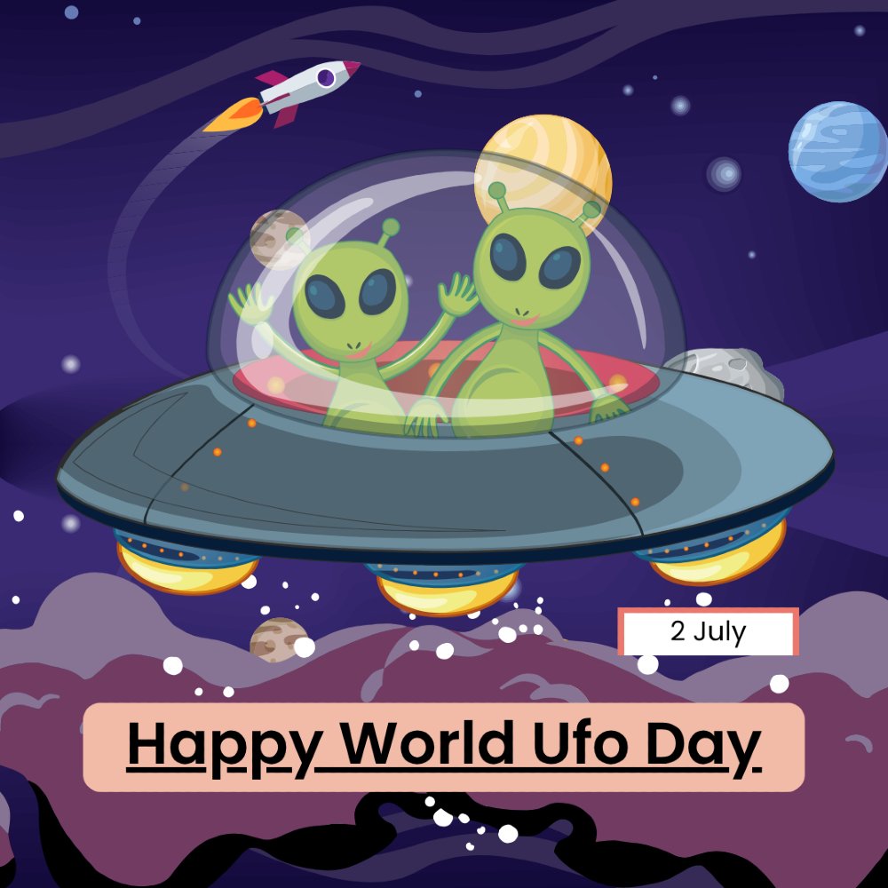 🌌👽 Happy World UFO Day, fellow adventurers! 🚀✨
Today, we celebrate the mysteries of the universe and the possibility that we may not be alone. Whether you're a believer or a skeptic, World UFO Day is the perfect time to let your imagination soar. 