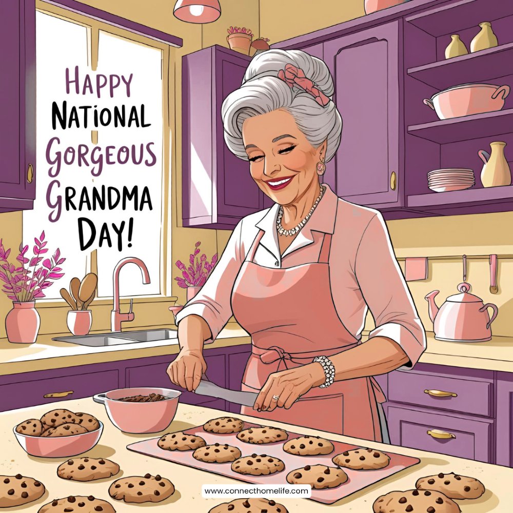 Happy National Gorgeous Grandma Day! 🤩 #NationalGorgeousGrandmaDay #ConnectHomeLife #EmptyNestLife