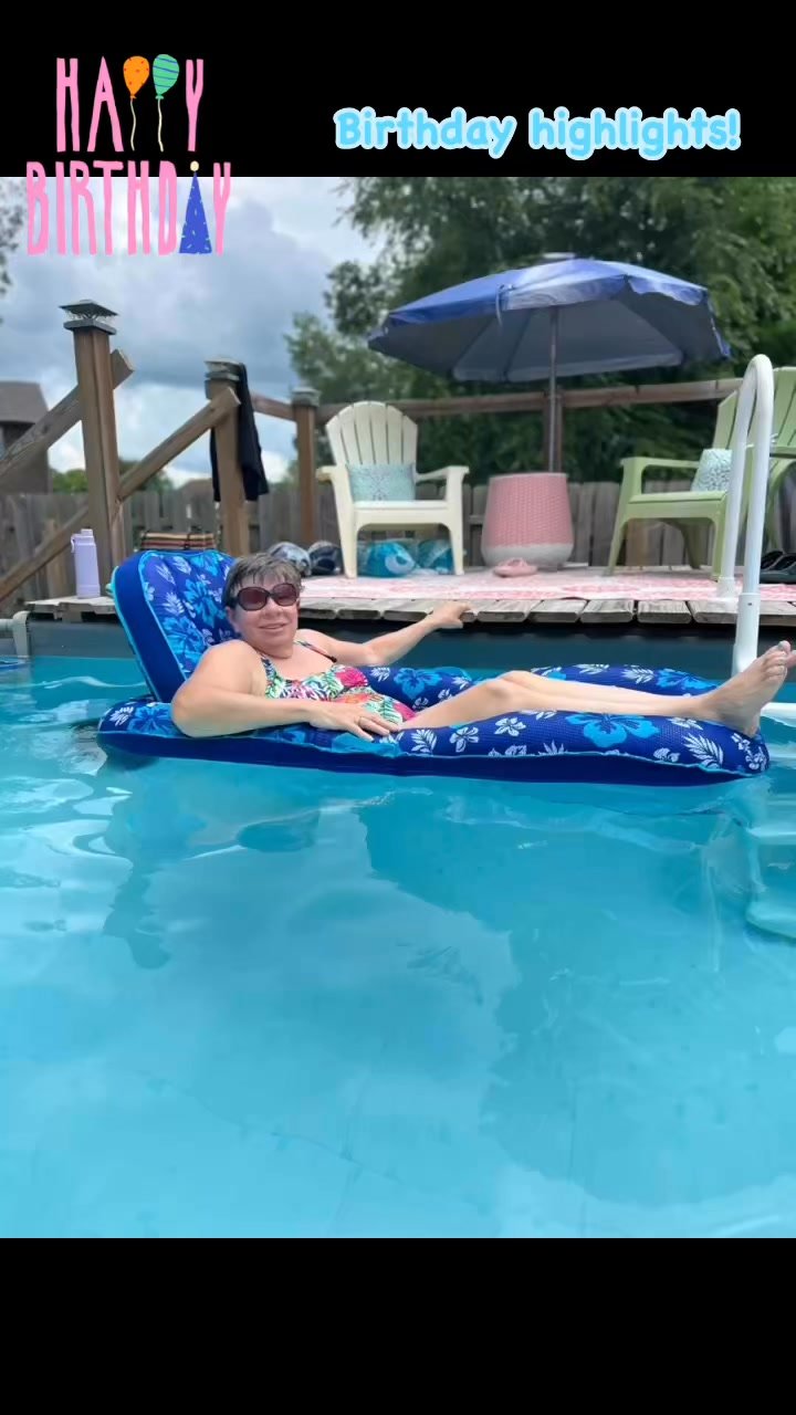 Blessed with family time with family, food, & fun in the pool!
