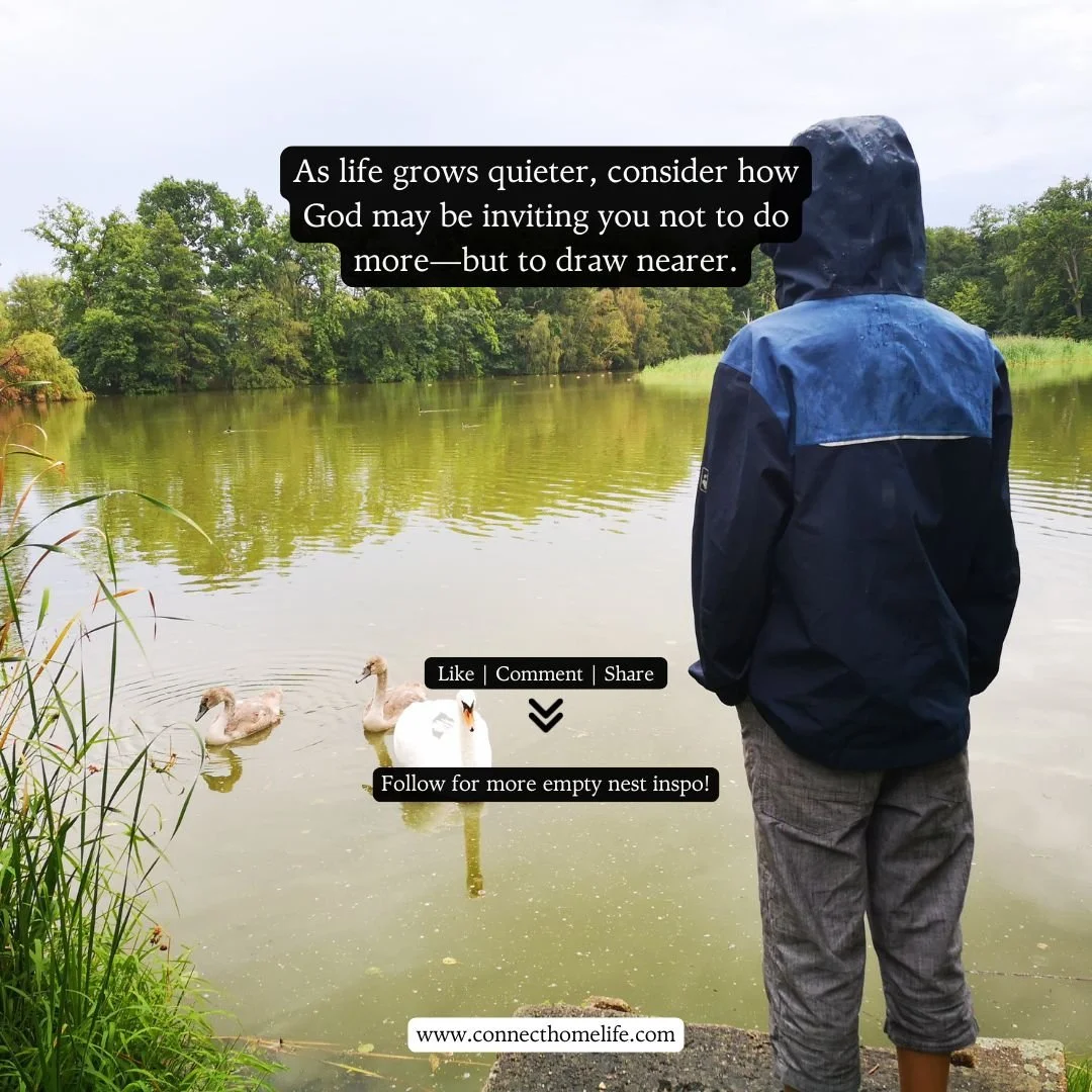 When life changes, and the house feels emptier, it&rsquo;s easy to wonder what&rsquo;s next. God&rsquo;s presence brings new purpose, even in quiet seasons. Let&rsquo;s make room for Him together and discover the beauty He&rsquo;s preparing in this c