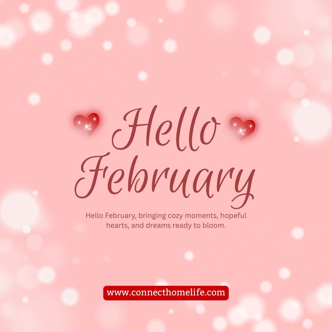 Hello February!
Bringing cozy moments, hopeful hearts, and dreams ready to bloom!
Like/Follow/Share for more!
#emptynestlife #midlifemom #connecthomelife #purposereset #midlifetransformation