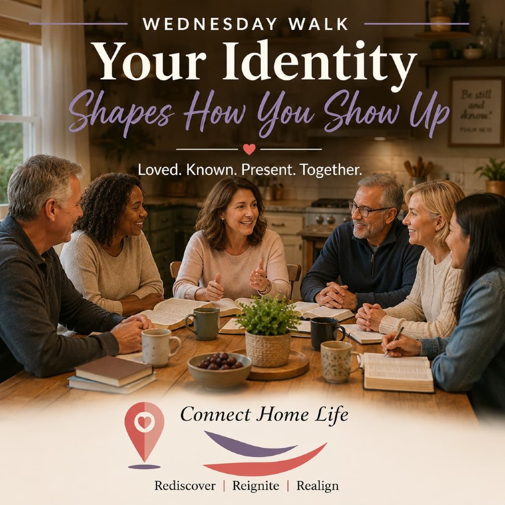 Some of life's most meaningful moments happen around a table.

When you know who you are in Christ, you don't have to impress anyone. You're free to encourage, listen, pray, and simply be present with others.

That's what living from your identity lo