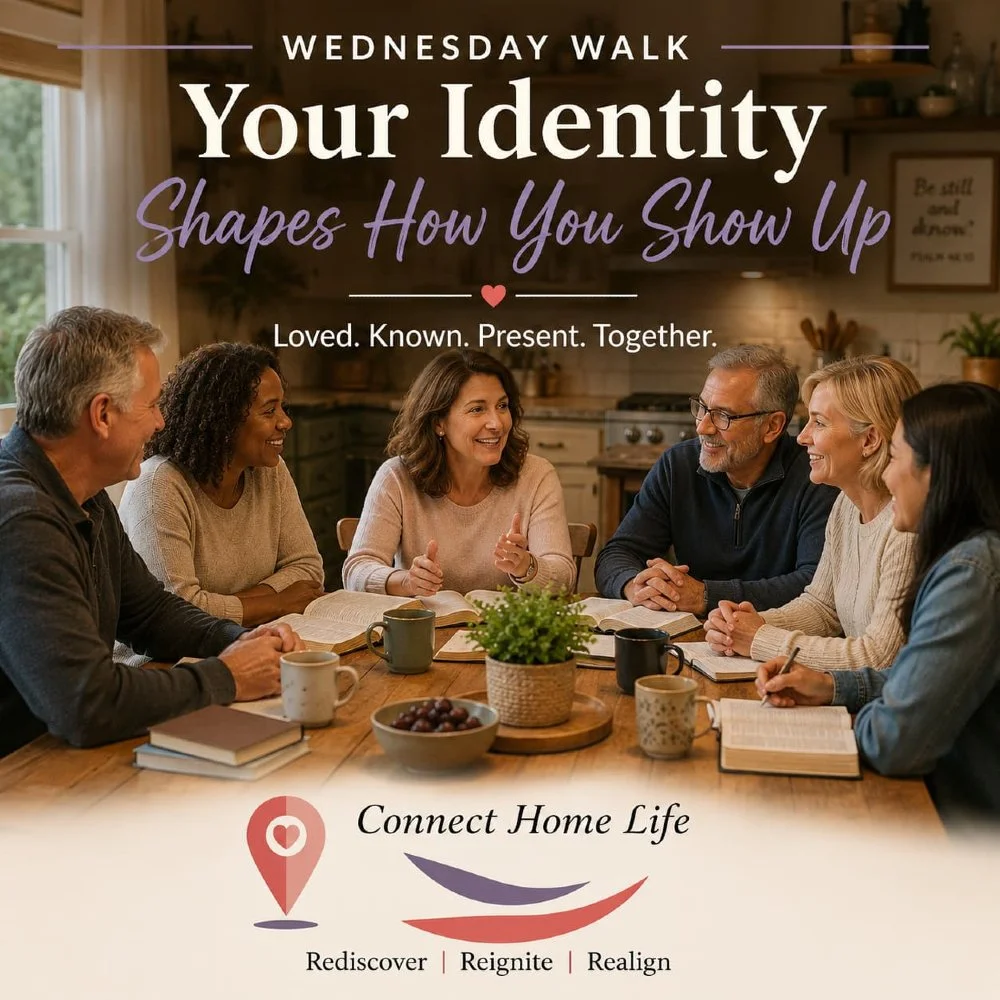 Some of life's most meaningful moments happen around a table.

When you know who you are in Christ, you don't have to impress anyone. You're free to encourage, listen, pray, and simply be present with others.

That's what living from your identity lo