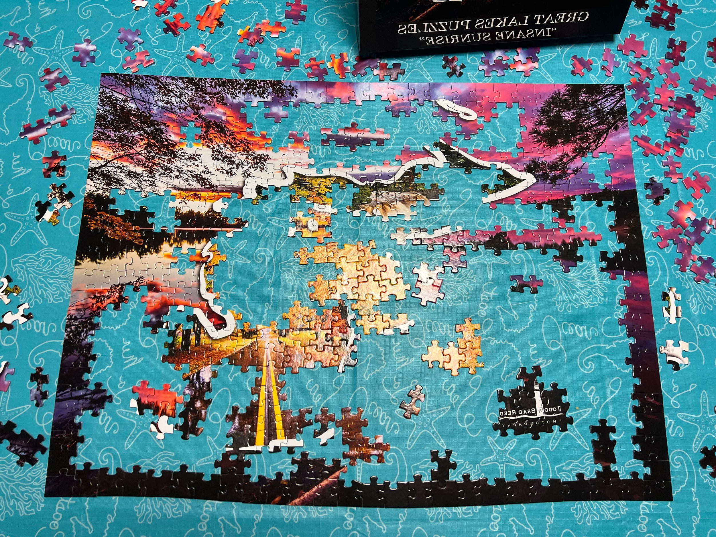Lake Michigan Puzzle Taking Shape