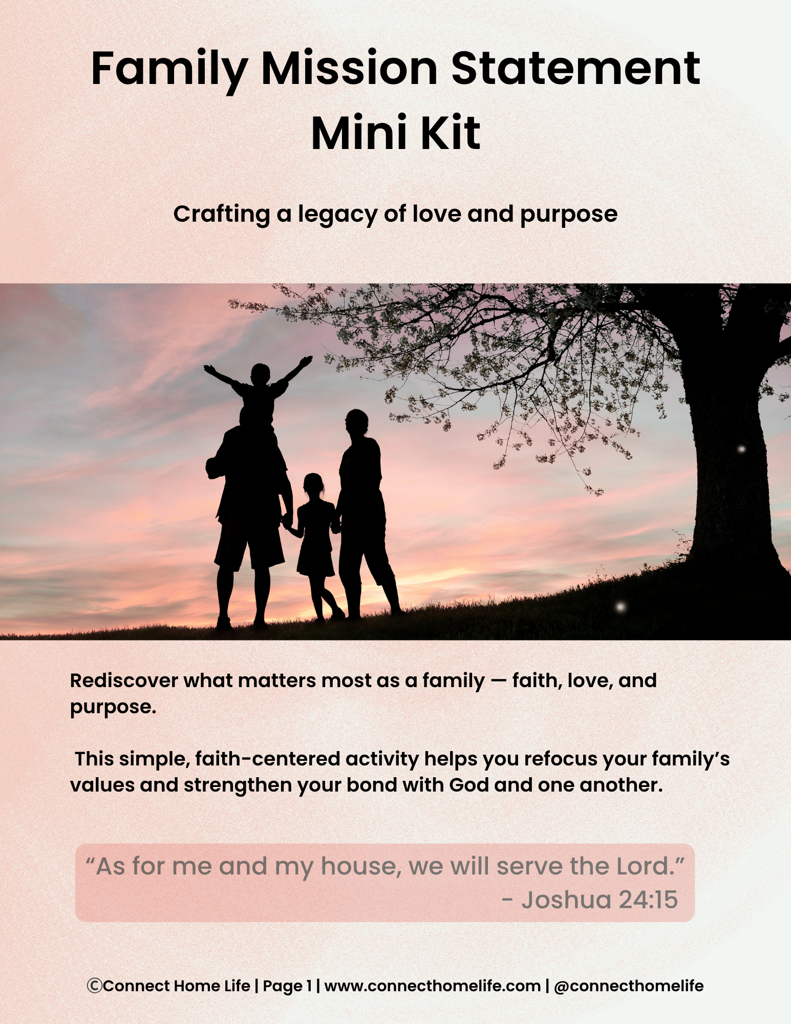 Family Mission Statement Mini Kit
