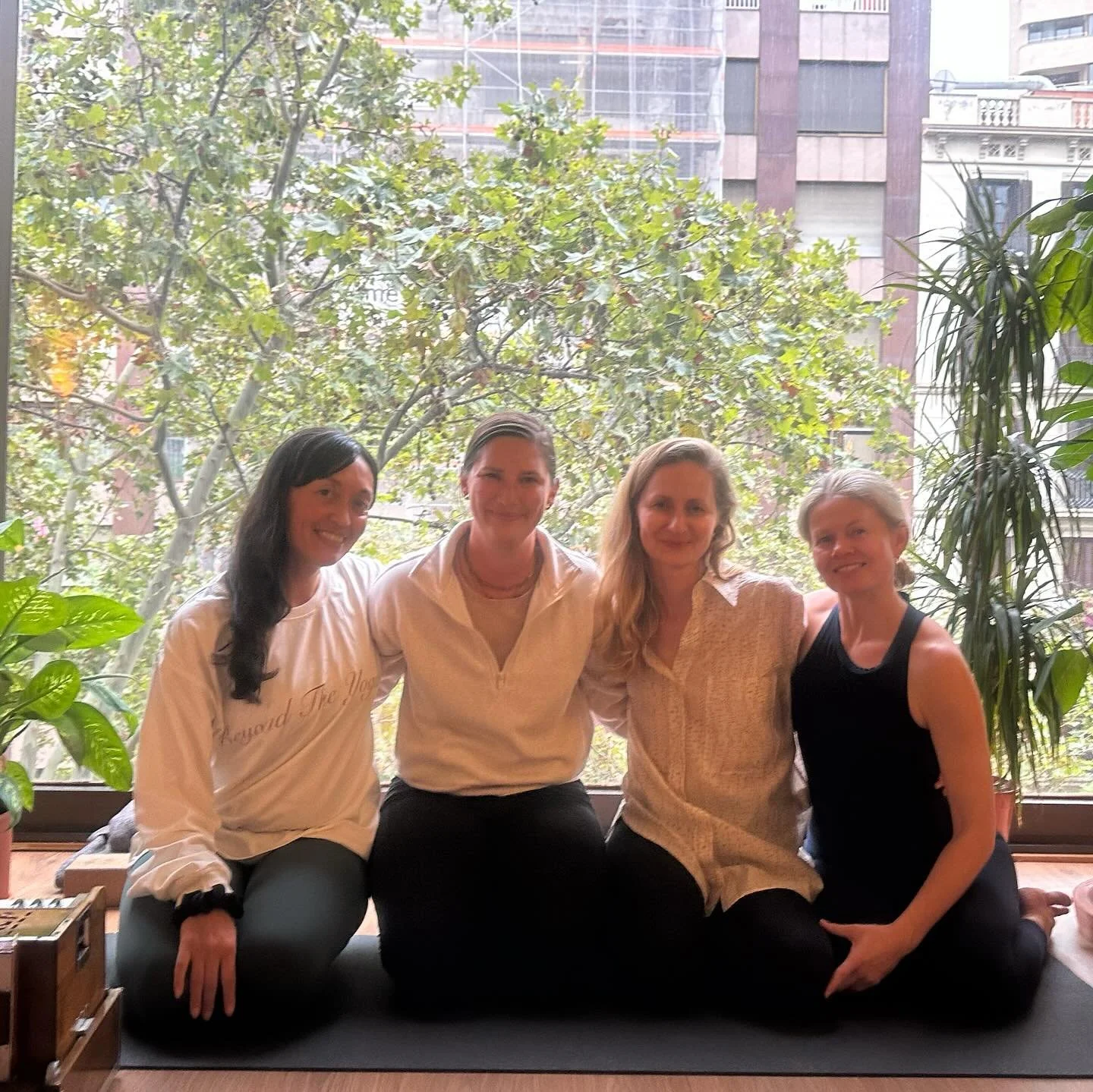 Proof of Life: for its at the lotus feet of my beloved teachers where I have always felt the most Alive ⚡️

4 days in Barcelona dedicated to coming back to the sacred art &amp; process of teaching Yoga - Union with the Supreme. To remembering who I a