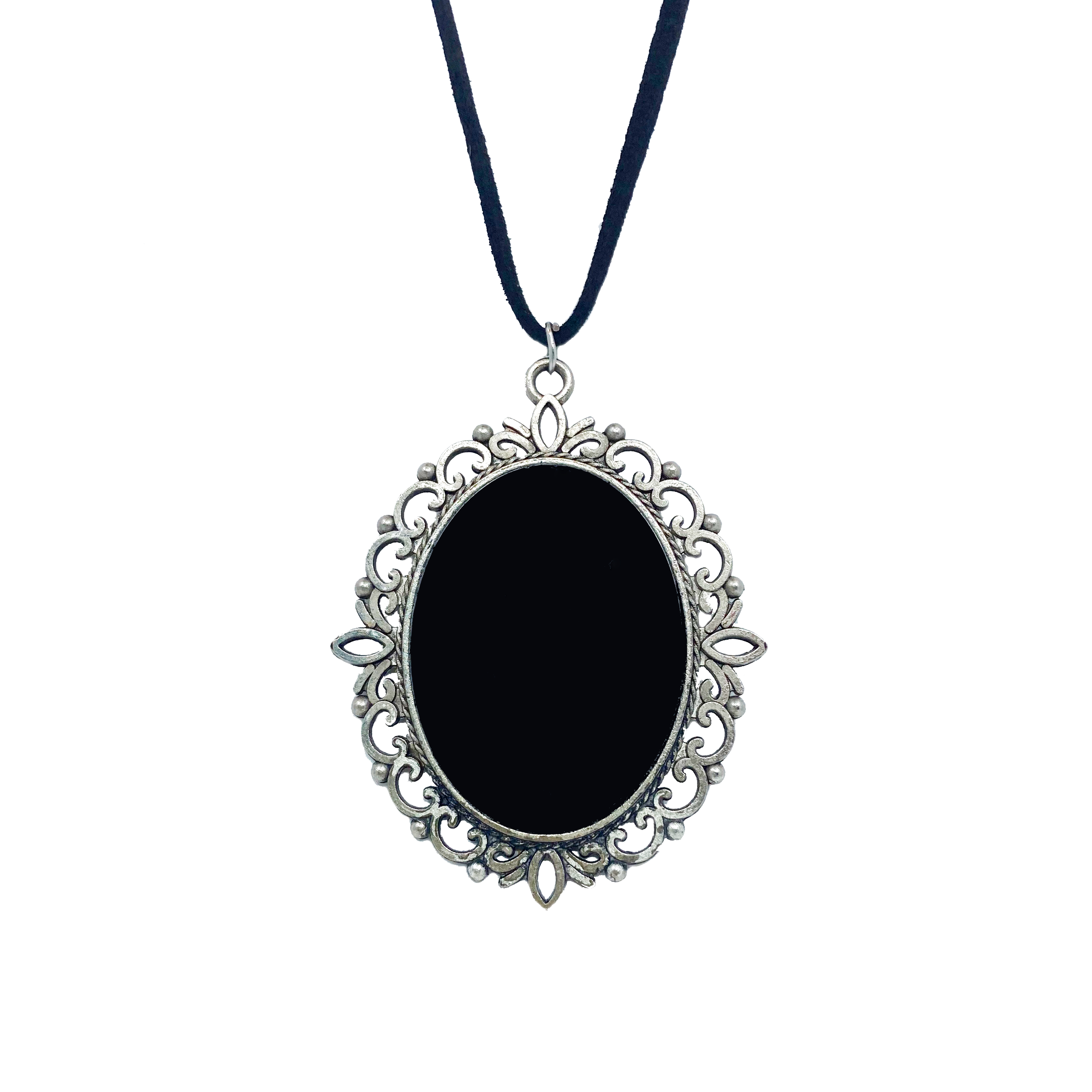 scrying mirror necklace