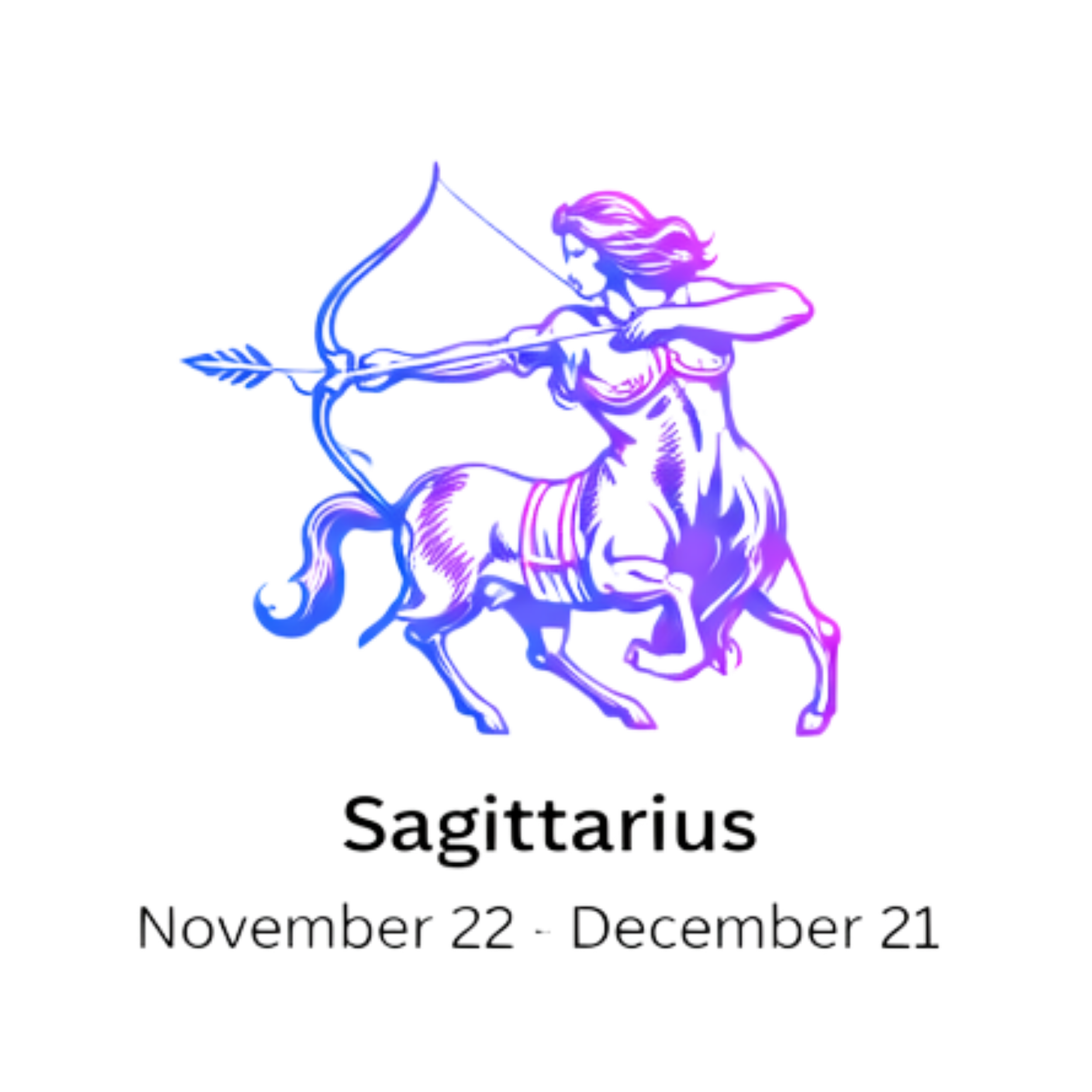 Centaur Half Man Half Horse Archery Sagittarius Astrology Zodiac Sign. Made by a Real Witch Horoscopes.