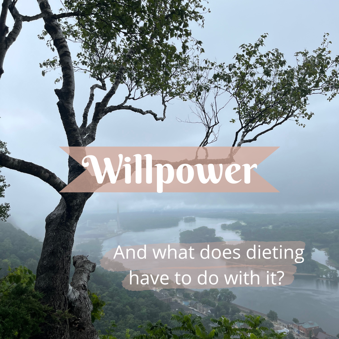 Willpower…and what does dieting have to do with it?