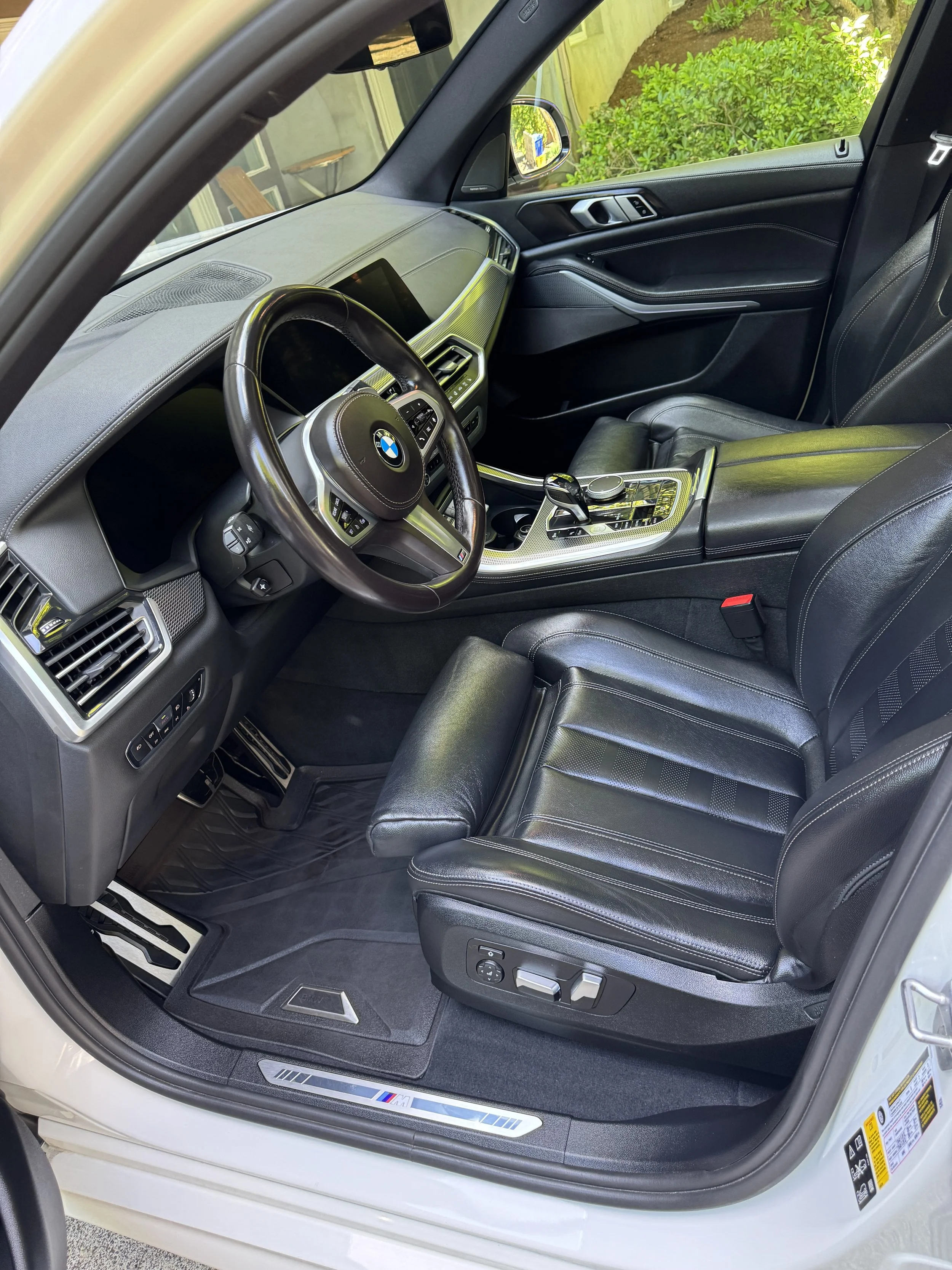 Interior Detail and Leather Conditioner on a BMW X5