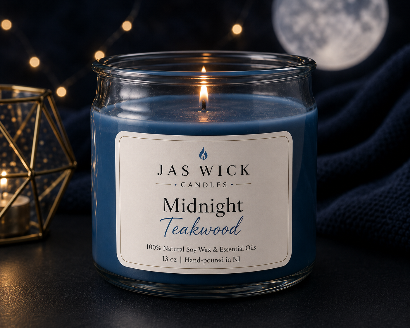 🌚 Midnight Teakwood Candle 13oz